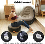 Inflatable Sofa and Foot Rest