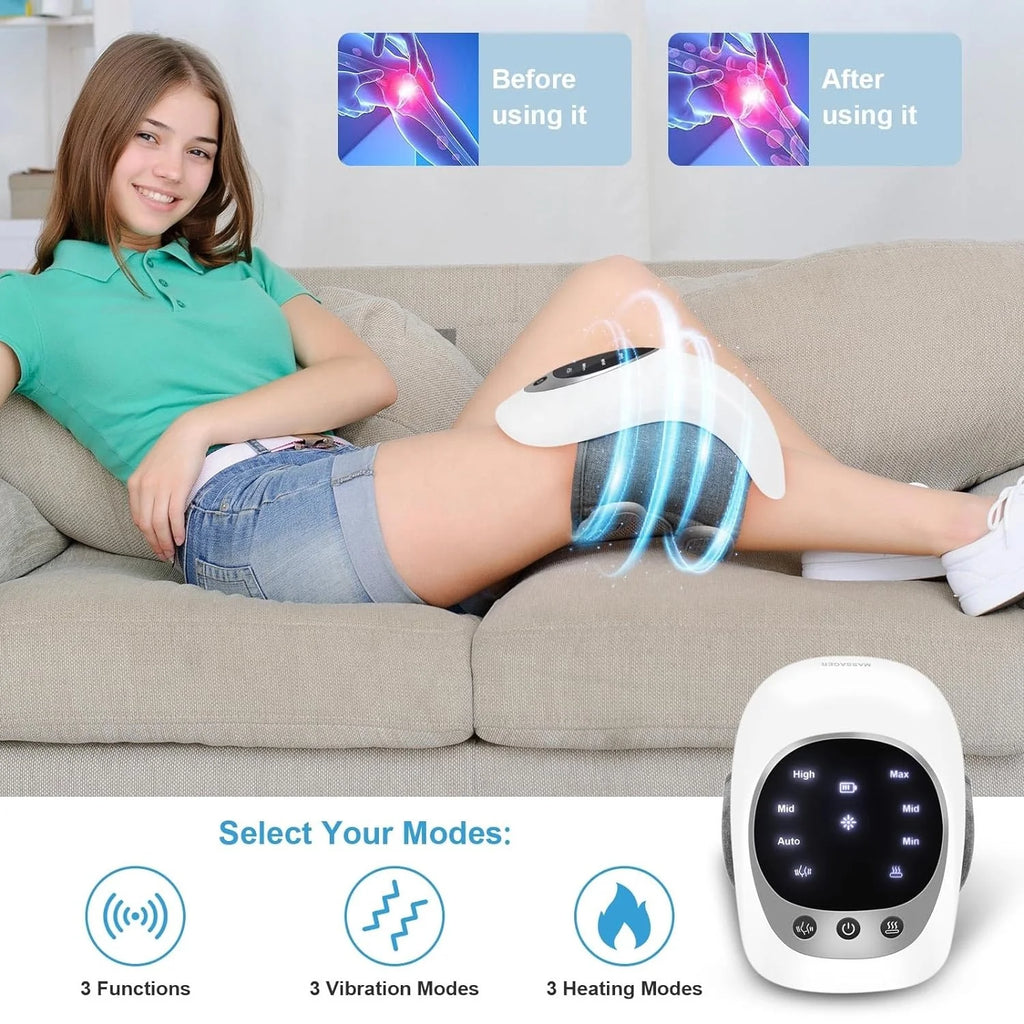 Knee Massager with Infrared Heat & Vibration