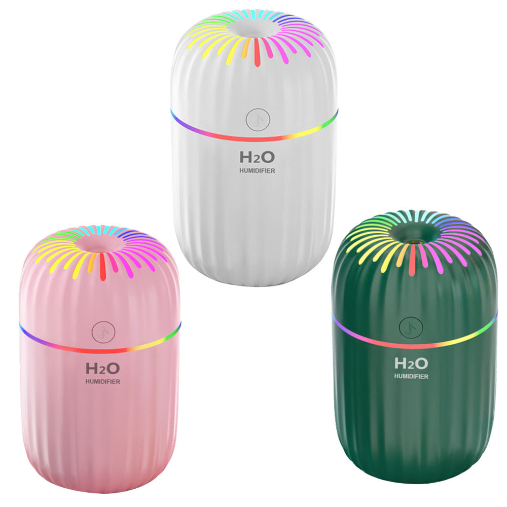 3-in-1 Humidifier with USB Power, LED Light & Aroma Diffuser – UAE Edition