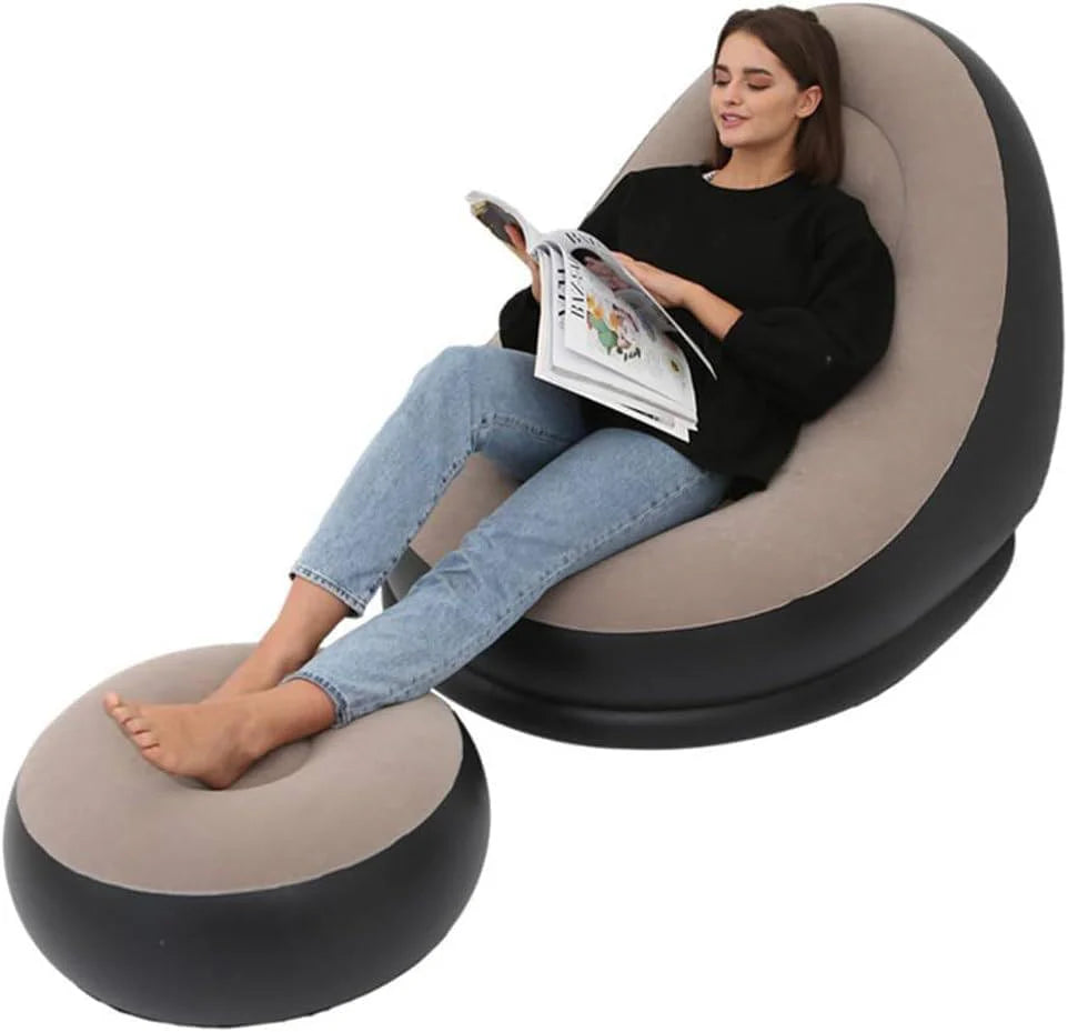 Inflatable Sofa and Foot Rest