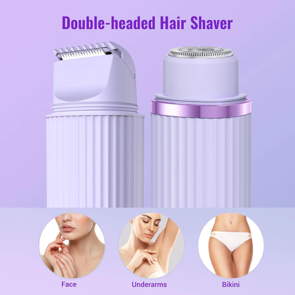 Double-Head Electric Shaver for Women – Waterproof Wet & Dry Hair Remover | Emiravaly UAE