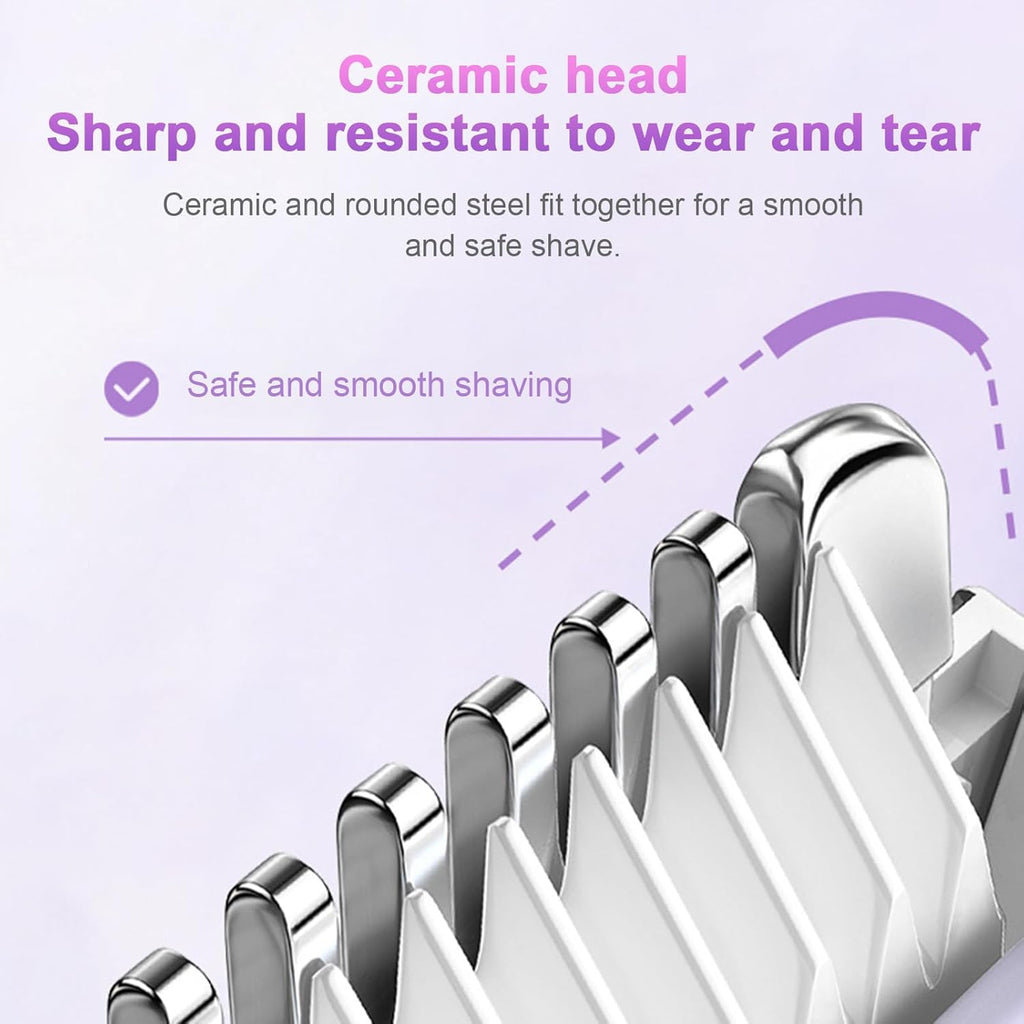 Double-Head Electric Shaver for Women – Waterproof Wet & Dry Hair Remover | Emiravaly UAE