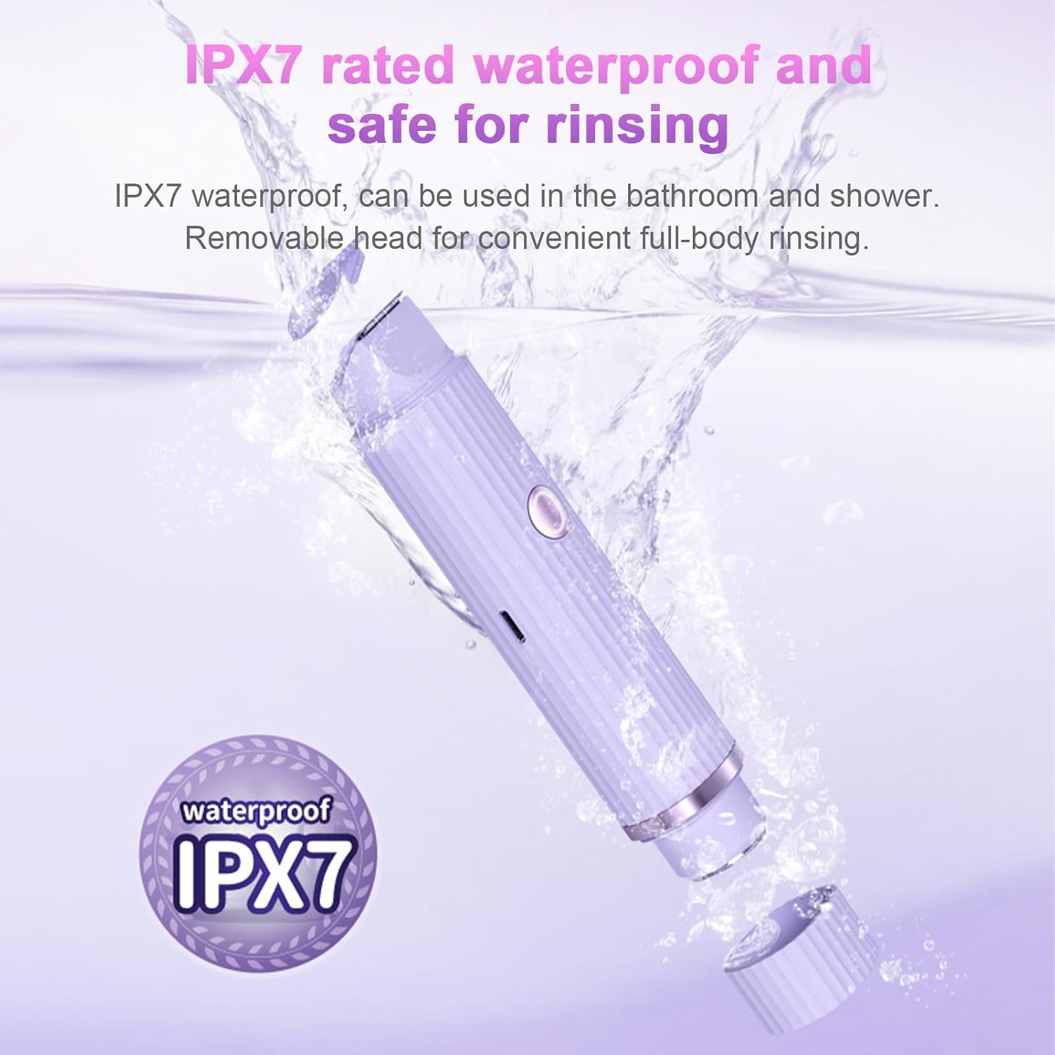 Double-Head Electric Shaver for Women – Waterproof Wet & Dry Hair Remover | Emiravaly UAE