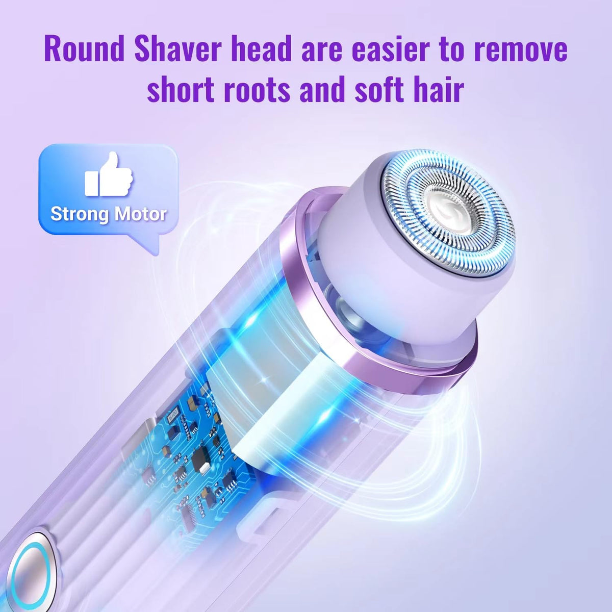 Double-Head Electric Shaver for Women – Waterproof Wet & Dry Hair Remover | Emiravaly UAE