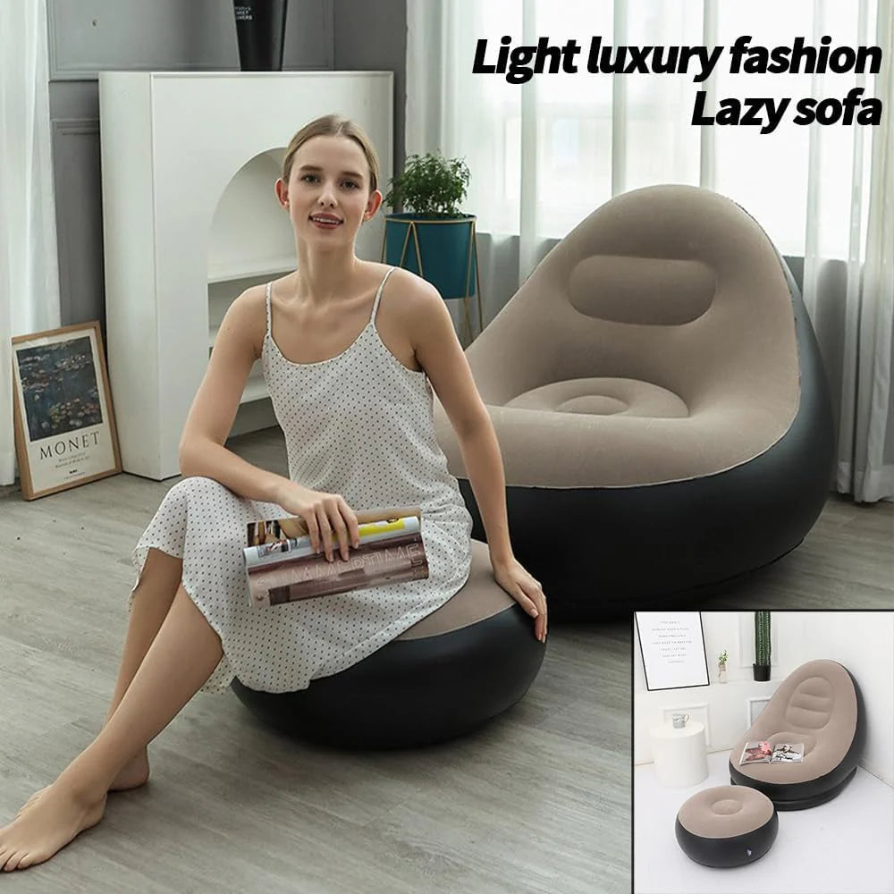Inflatable Sofa and Foot Rest