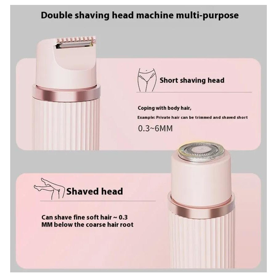 Double-Head Electric Shaver for Women – Waterproof Wet & Dry Hair Remover | Emiravaly UAE