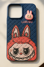 Labubu 3D Bunny Woven-Texture iPhone Case – Cute Protective Cover | Emiravaly UAE