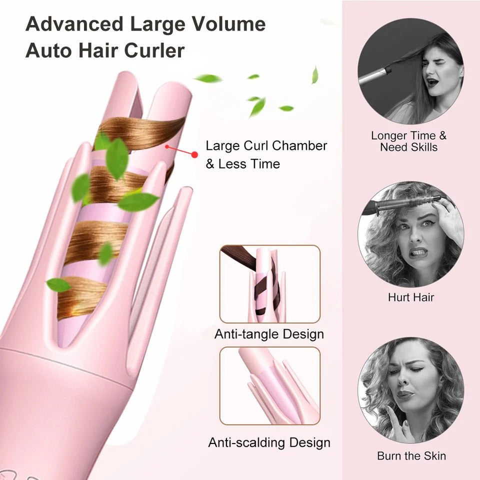 2-in-1 Hair Curler & Volumizing Hot Air Brush – Salon Blowout at Home | Emiravaly UAE