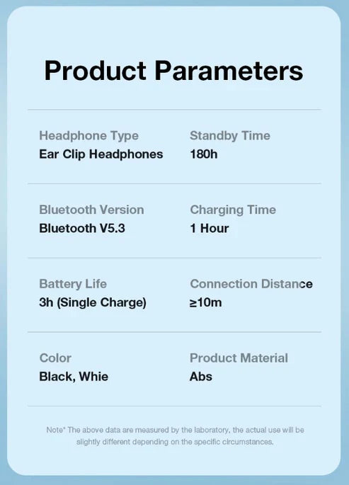 Bone Conduction Headphones full product view — Bluetooth 5.0 wireless headset Emiravaly UAE
