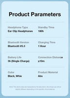 Bone Conduction Headphones full product view — Bluetooth 5.0 wireless headset Emiravaly UAE
