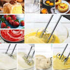 Collage of images showing various stages of food preparation, including ingredients and mixing processes. Emiravaly uae