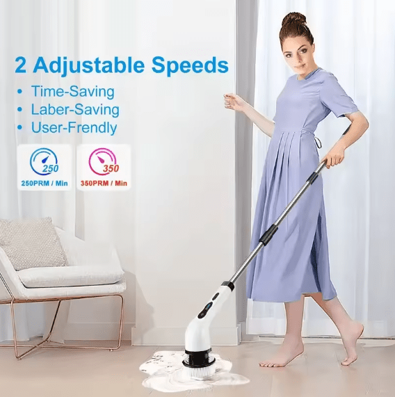 Electric Cleaning Brush JY-6010 – Powerful Spin Scrubber for Home & Kitchen