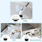 Electric Cleaning Brush JY-6010 – Powerful Spin Scrubber for Home & Kitchen