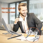 Foldable Dual Fan Laptop Cooling Stand – Silent Cooling for Work & Gaming