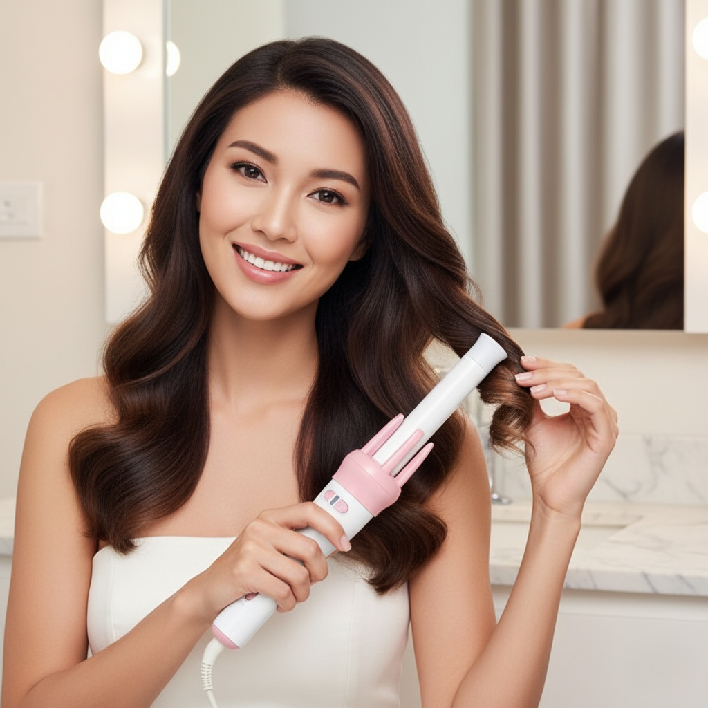 2-in-1 Hair Curler & Volumizing Hot Air Brush – Salon Blowout at Home | Emiravaly UAE