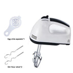 Hand mixer with attachments on a white background Emiravaly 