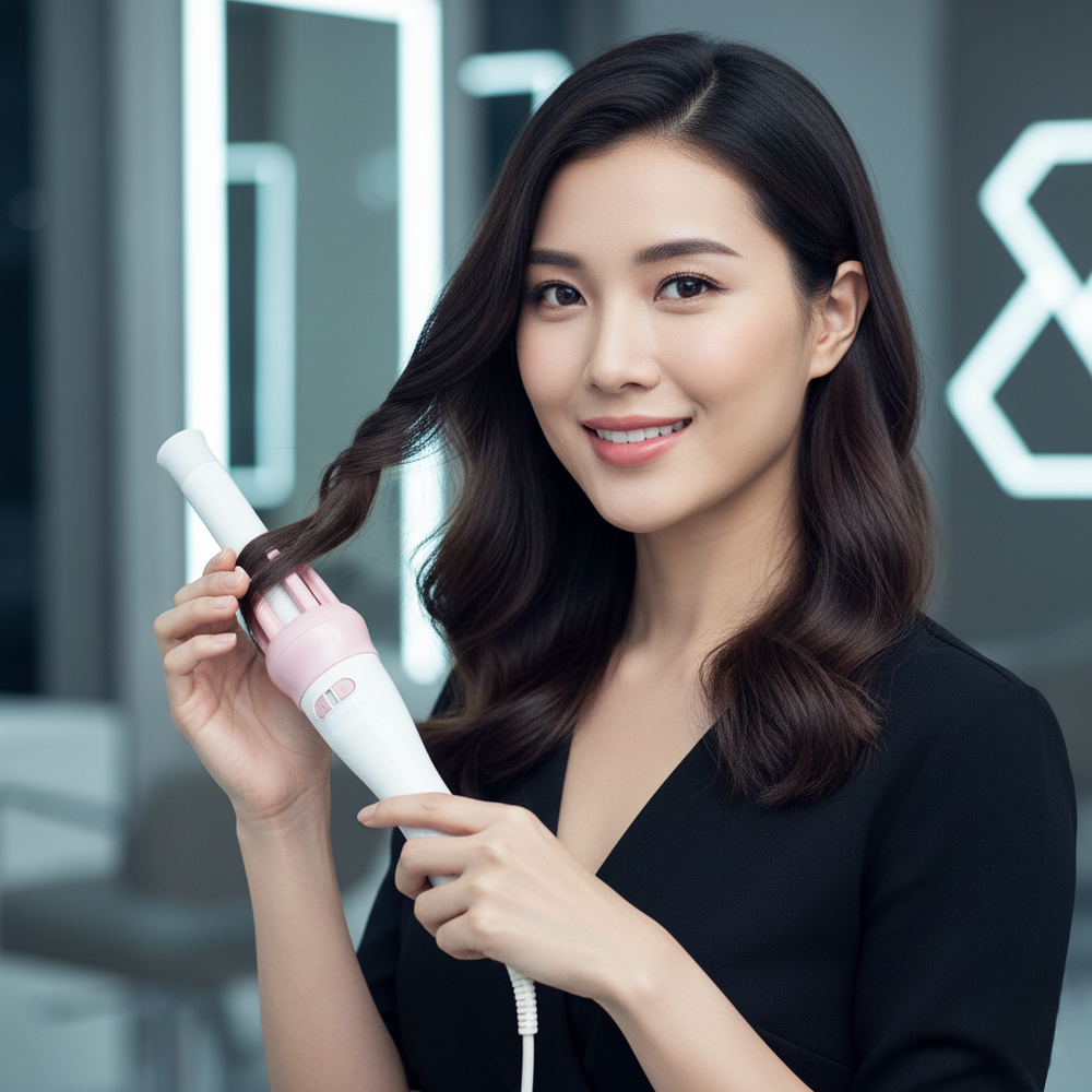 2-in-1 Hair Curler & Volumizing Hot Air Brush – Salon Blowout at Home | Emiravaly UAE