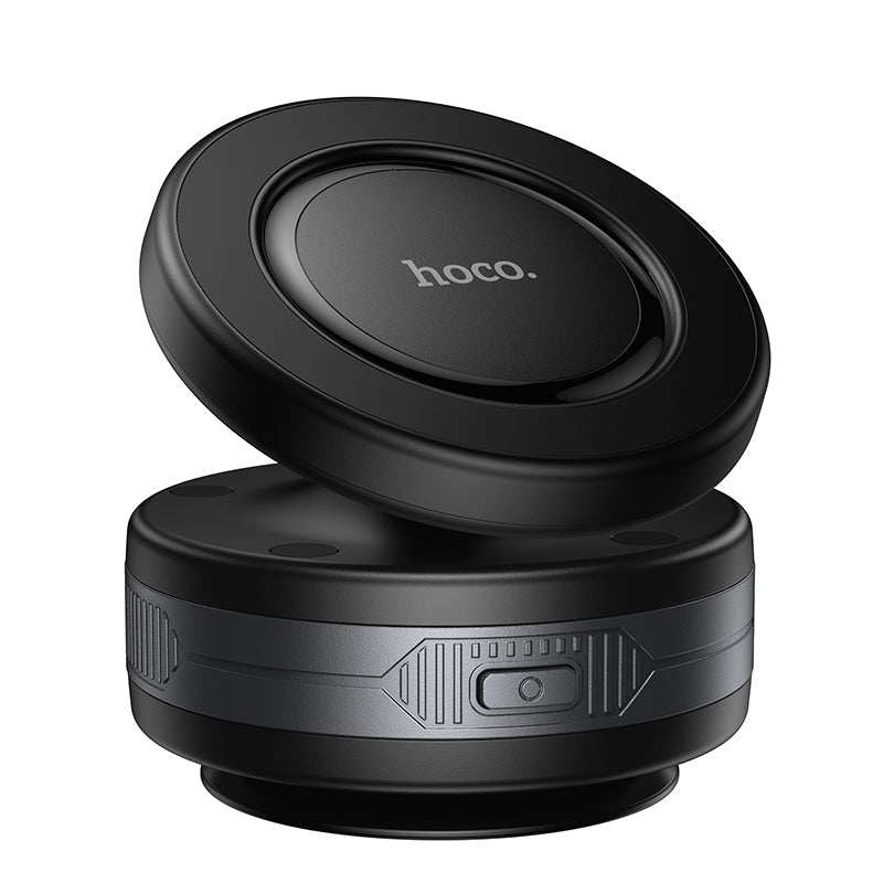 Black phone stand with 'hoco.' branding on a white background