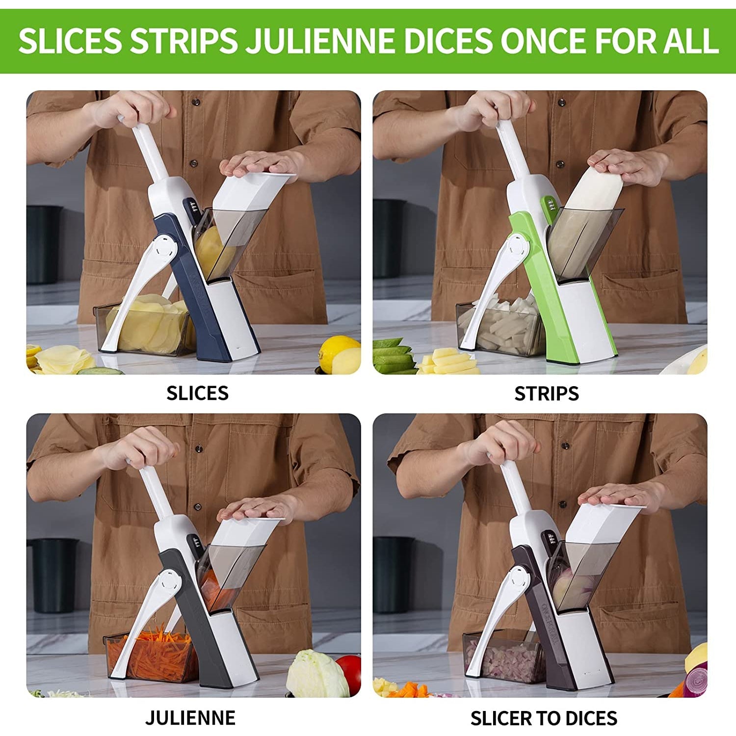 Manual Vegetable Cutter – Easy Chop & Slice Tool for Home Kitchen