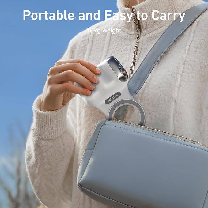 TELESIN Fun Shot Magnetic Grip – MagSafe Phone Holder for Steady Shots & Vlogging | Emiravaly UAE
