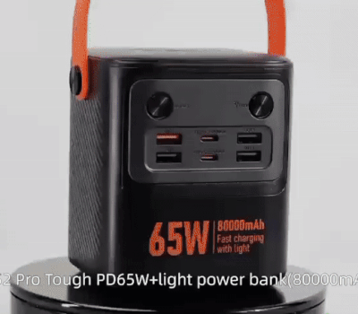 Hoco J152 Pro Power Bank 80000mAh – 65W Fast Charging Portable Power Station | Emiravaly UAE