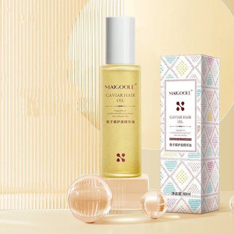 Caviar Hair Oil 80ml – Anti-Frizz, Dryness Repair & Shine Boost Treatment | Emiravaly UAE