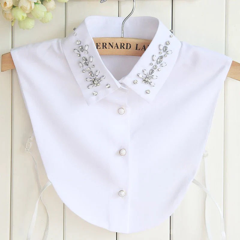 Chiffon Rhinestone Fake Collar Shawl for Women UAE | Emiravaly