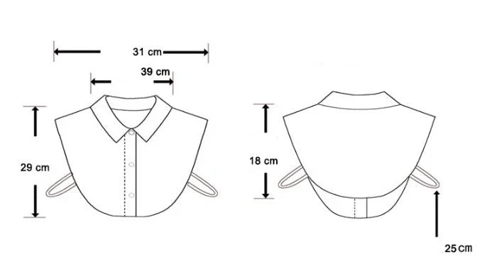 Chiffon Rhinestone Fake Collar Shawl for Women UAE | Emiravaly