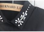 Chiffon Rhinestone Fake Collar Shawl for Women UAE | Emiravaly