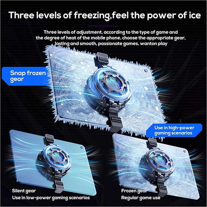 Cooler for iPad Surface Pro - 30W Super Powerful Radiator Magnetic Phone Cooling Fan