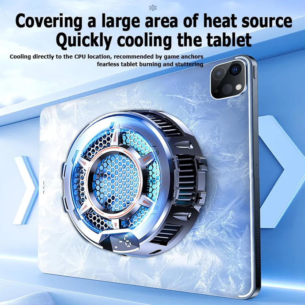 Cooler for iPad Surface Pro - 30W Super Powerful Radiator Magnetic Phone Cooling Fan