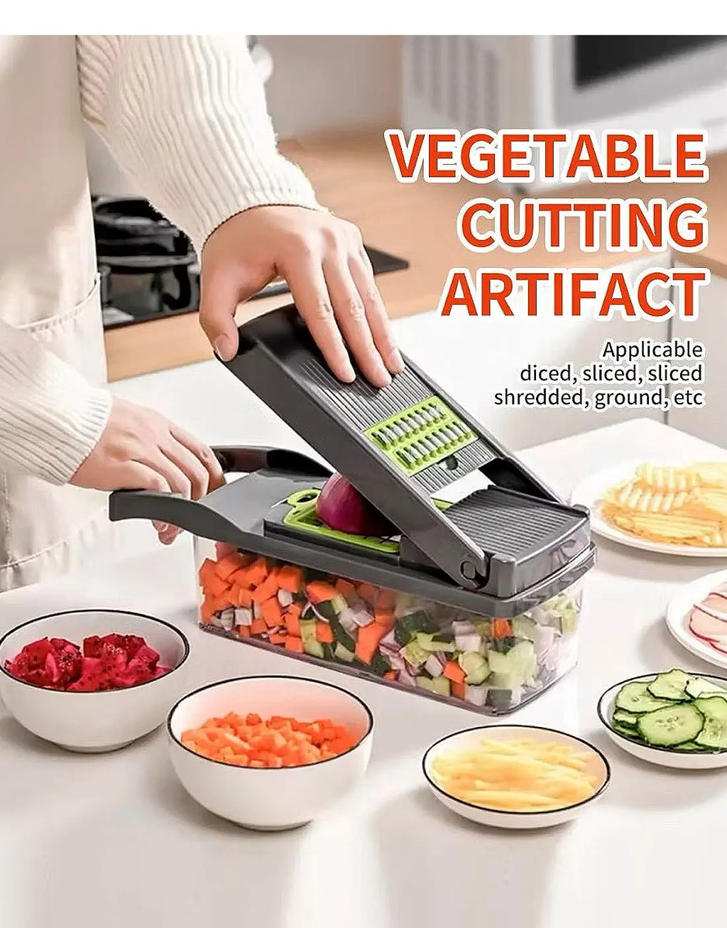 Vegetable Cutter Chopper and Slicer