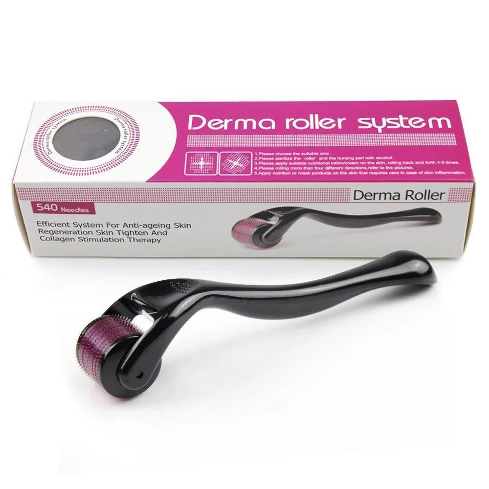 Derma Roller System – Microneedle Tool for Face, Beard & Scalp Skin Glow | Emiravaly UAE