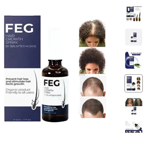 FEG Hair Growth Spray – Natural Hair Thickening & Scalp Repair Treatment | Emiravaly UAE