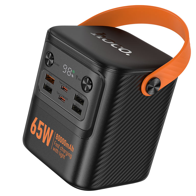 Hoco J152 Pro Power Bank 80000mAh – 65W Fast Charging Portable Power Station | Emiravaly UAE