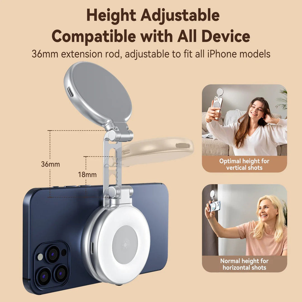 TELESIN C03 Magnetic Selfie Light – Perfect Glow for Photos & Videos Anywhere | Emiravaly UAE