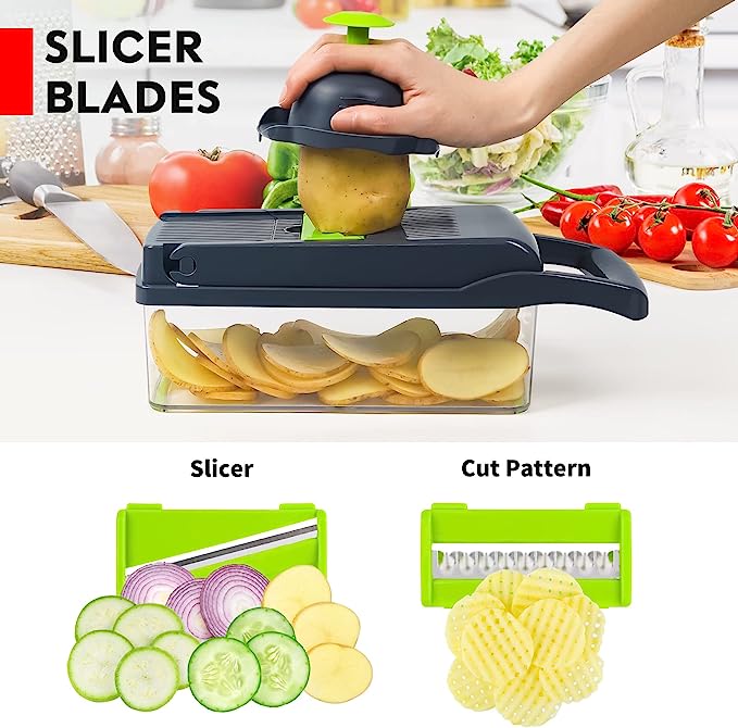 Vegetable Cutter Chopper & Slicer – Multi-Function Kitchen Tool