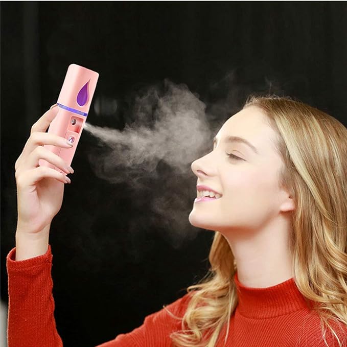 Mini Facial Steamer – 20ml Nano Mist Spray for Deep Hydration & Skin Glow | Emiravaly UAE