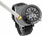 Military USB Lighter Watch for Men – Windproof Rechargeable Wristwatch | Emiravaly UAE