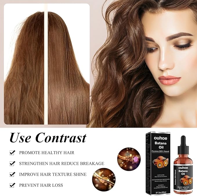 Organic Hair Oil 60ml – Natural Hair Growth & Deep Nourishing Treatment | Emiravaly UAE