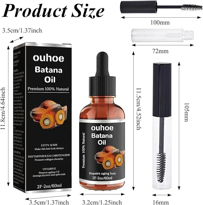 Organic Hair Oil 60ml – Natural Hair Growth & Deep Nourishing Treatment | Emiravaly UAE