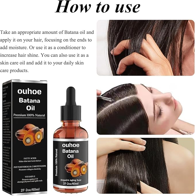 Organic Hair Oil 60ml – Natural Hair Growth & Deep Nourishing Treatment | Emiravaly UAE