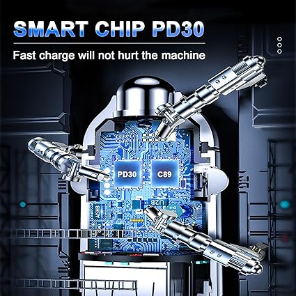 84W Retractable Car Charger – Fast Charging USB for All Devices | Emiravaly UAE