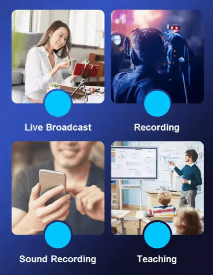Smart Wireless Lavalier Microphone – Wireless Clip-On Mic for Vlogging & Calls UAE