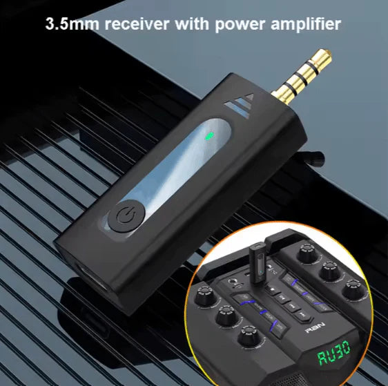 Smart Wireless Lavalier Microphone – Wireless Clip-On Mic for Vlogging & Calls UAE